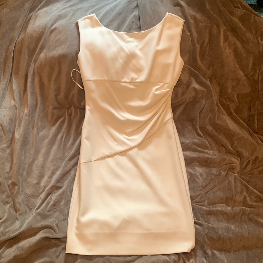 DVF cocktail dress, off white, size 10